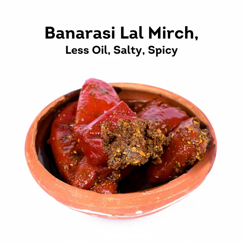 Banarasi lal mirch . lal mirch achar