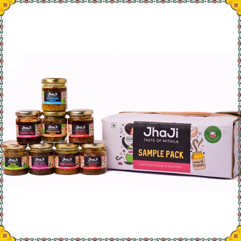 Bindass Bihar Bundle: 8 Pickle Sample Pack & Instant Makhana Kheer Mix